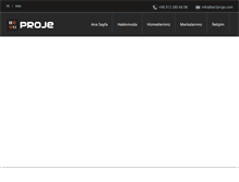 Tablet Screenshot of be7proje.com